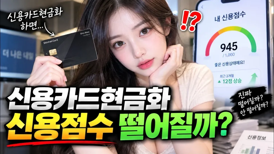 신용카드현금화 사용하면 신용점수에 영향이 있을까?